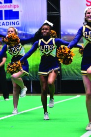 UIL is the first state to hold a “Game-Day” style state competition where squads are given game scenarios and expected to choose and perform the right cheer for the scenario.