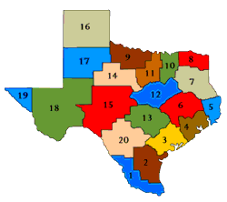 journalism region map