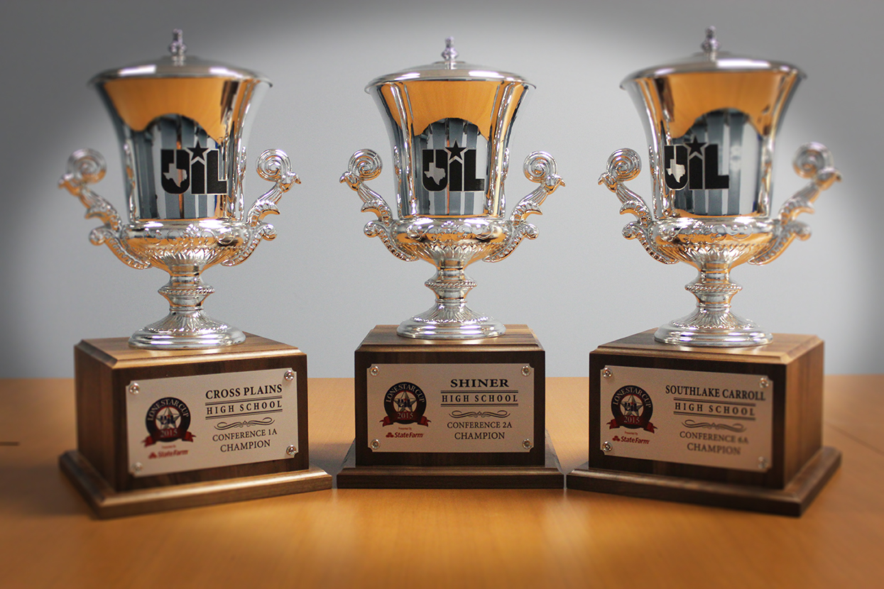 UIL Lone Star Cup Trophies