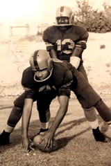 1940 PVIL Champs Ft. Worth I.M. Terrell - Johnny Kennard and quarterback Kelton Winston.