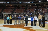 At the Girls' State Basketball Tournament as part of the UIL Centennial Celebration, the League recognized girls' basketball coaches with more than 900 wins. Collectively the group of honored coaches has won more than 6,700 games.